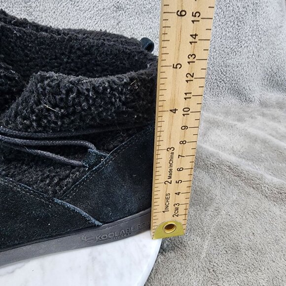 UGG Shoes Womens Size 11 Koolaburra Isana Black Bootie *GUC* - Picture 2 of 14